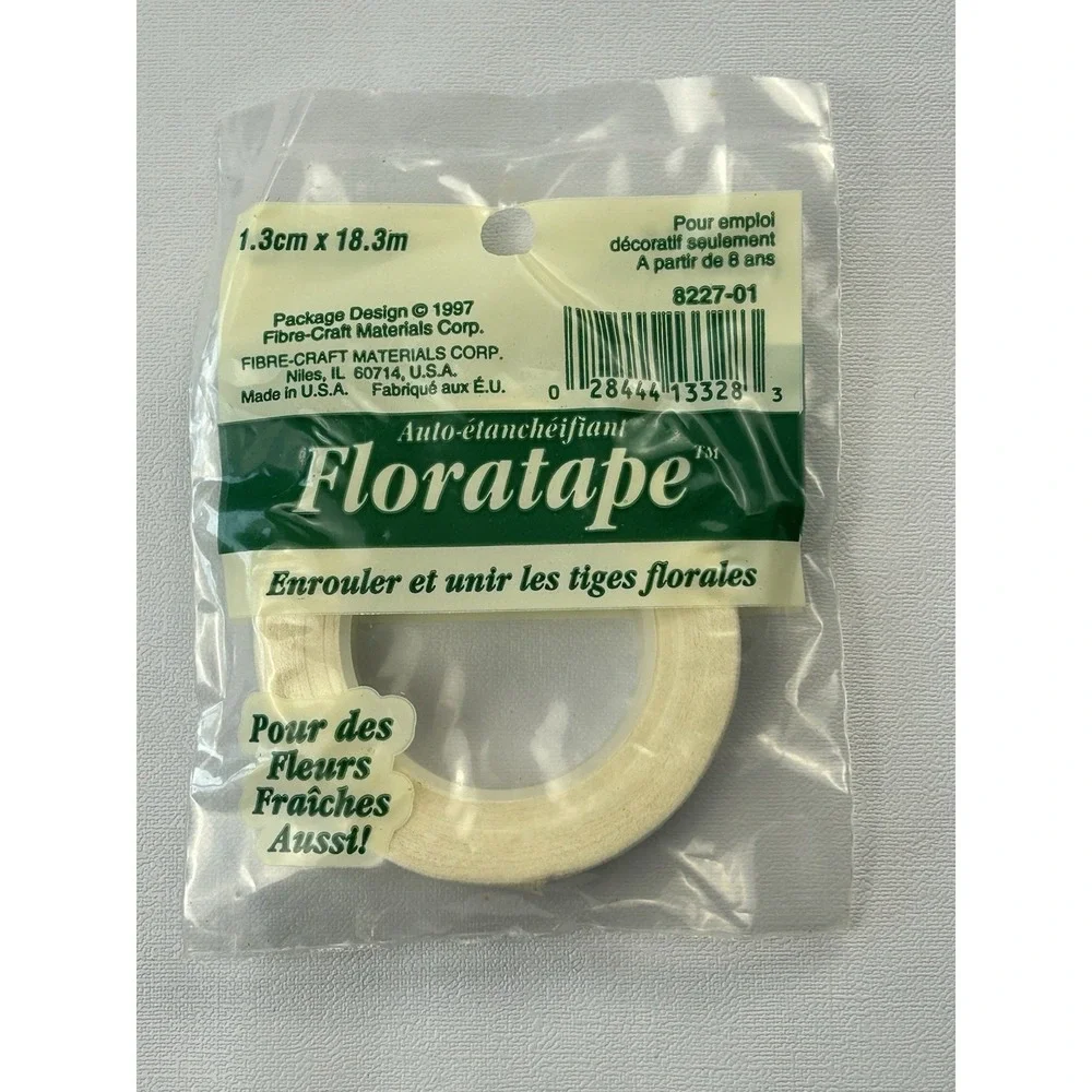Vintage 1997 Fibre Craft Floratape 1/2